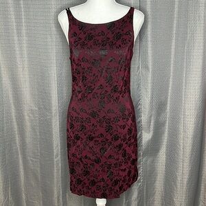A-LIST BY WRAPPER SIZE 9 PURPLE & BLACK DRESS